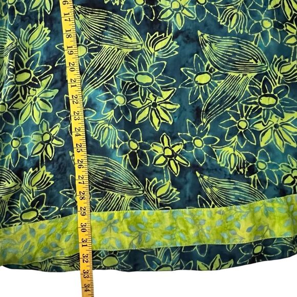 Soft Surroundings Womens Tunic Top Size XL Tropical Boho Resort Loose Oversized - Picture 5 of 7